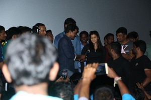 Jakkanna Movie Team Visits Hyderabad Theaters